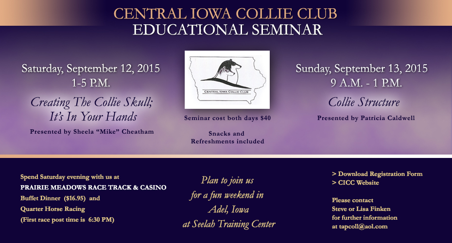 Central Iowa Collie Club -- 2015 Education Seminar