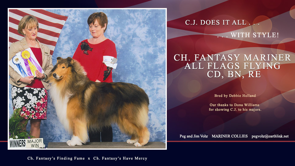 Mariner Collies -- CH Fantasy Mariner All Flags Flying CD BN RE
