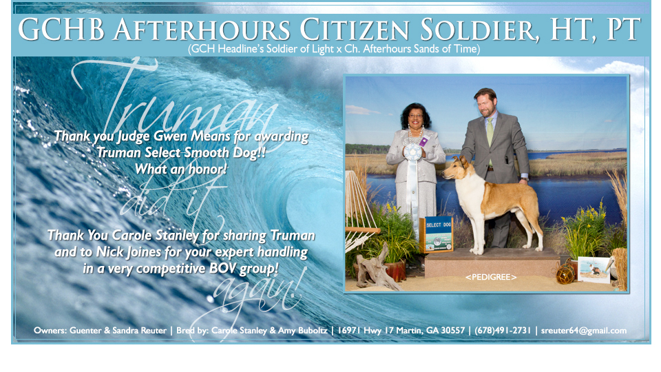 Guenter and Sandra Reuter -- GCHB Afterhours Citizen Soldier, HT, PT