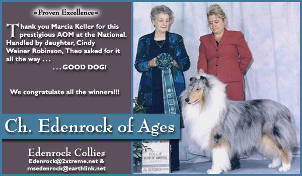 Edenrock Collies -- Ch. Edenrock of Ages