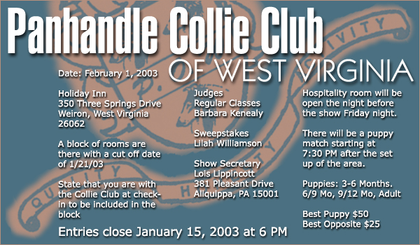 Panhandle Collie Club of West Virginia