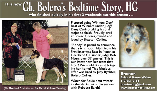 Ch. Bolero's Bedtime Story, HC