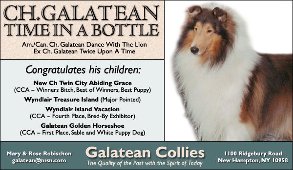 Ch. Galatean Time In A Bottle