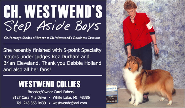 Ch. Westwend's Step Aside Boys