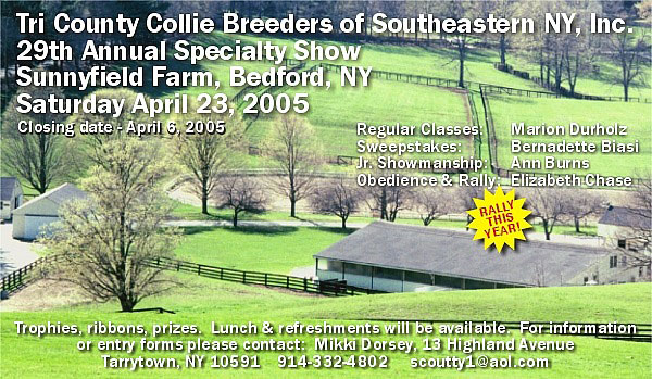 Tri County Collie Breeders of Southeastern NY