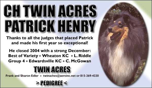Ch. Twin Acres Patrick Henry