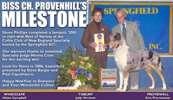 Ch. Provenhill's Milestone