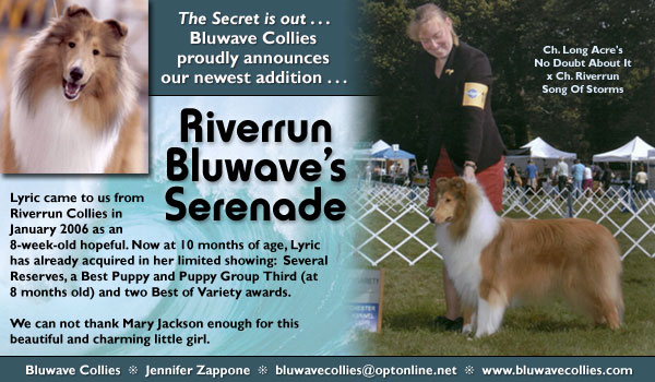 Bluwave -- Riverrun Bluwave's Serenade