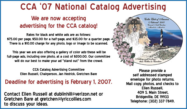 CCA 2007 Catalog Advertising