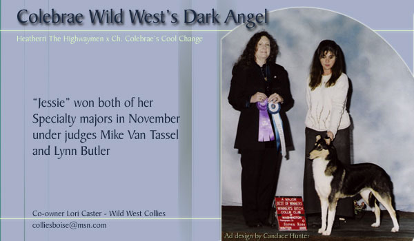 Colebrae's Wild West's Dark Angel