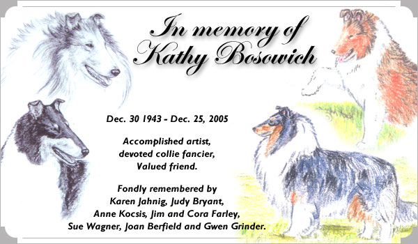 In memory of Kathy Bosowich