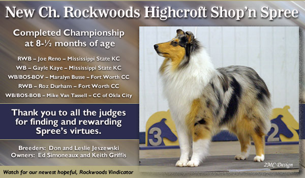 Ch. Rockwoods Highcroft Shop'n Spree