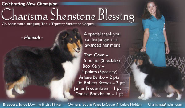 Charisma -- CH CHarisma Shenstone Blessing