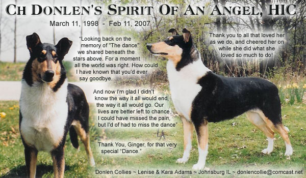 Donlen -- In Memory of CH Donlen's Spirit Of An Angel, HIC