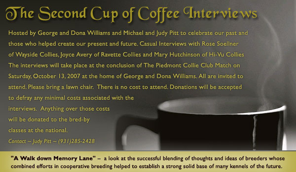 The Second Cup of Coffee Interviews