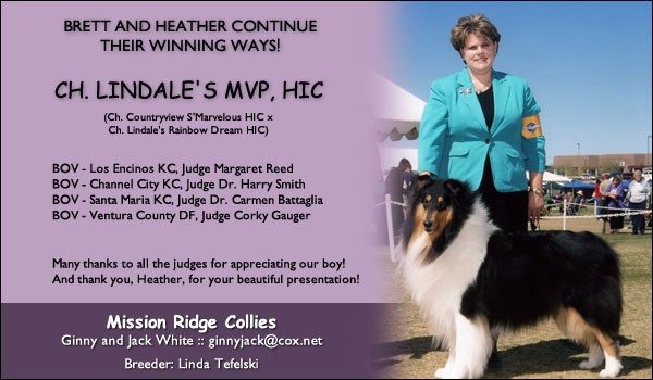 Mission Ridge -- CH Lindale's MVP, HIC