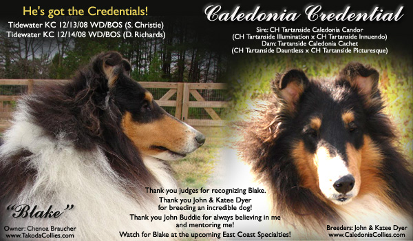 Takoda -- Caledonia Credential