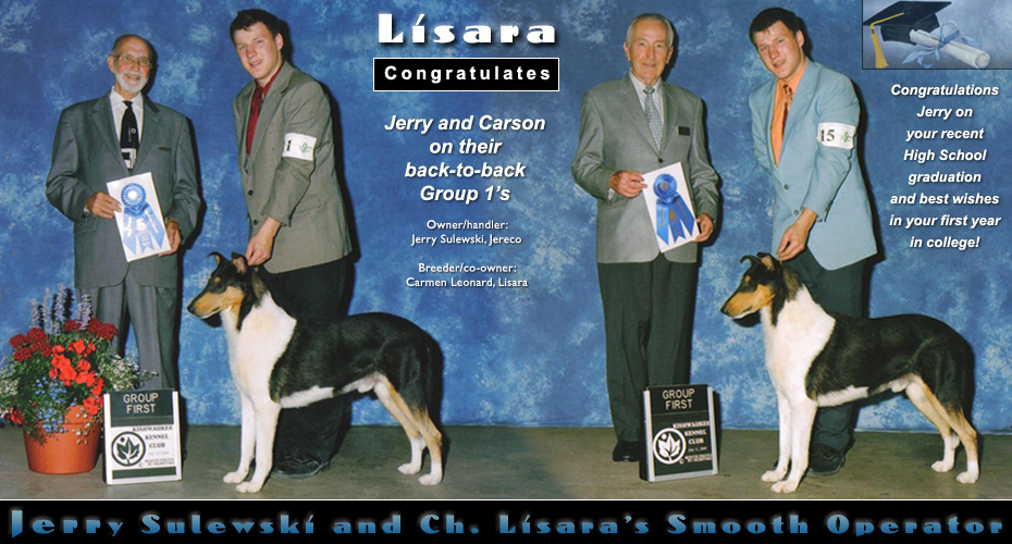 Lisara Collies -- Jerry Sulewski and CH Lisara's Smooth Operator