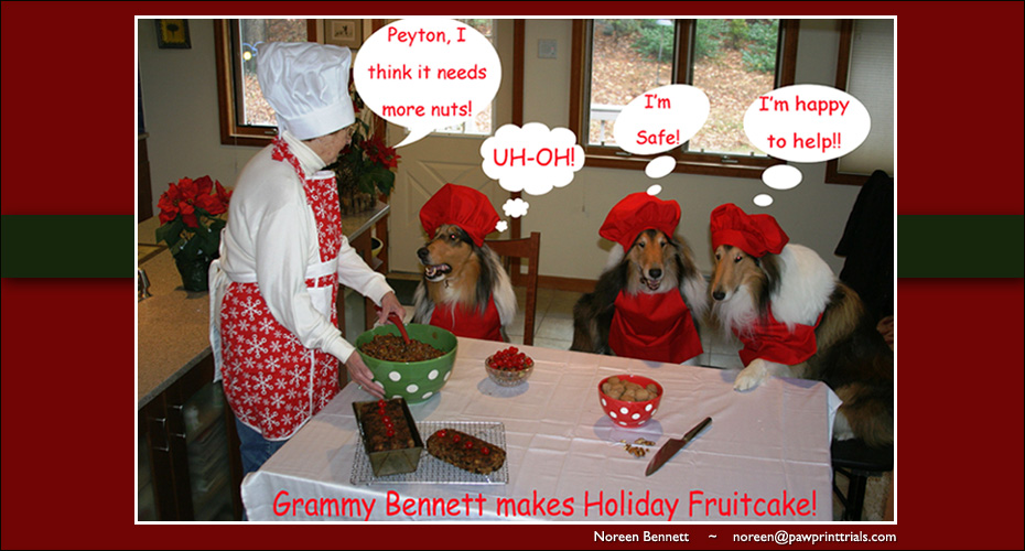 Noreen Bennett -- Grammy Bennett makes Holiday Fruitcake!