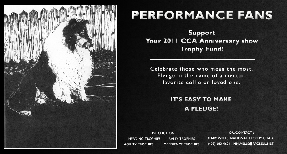 Collie Club of America -- Support your 2011 CCA Anniversary Show Trophy Fund