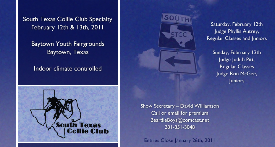 South Texas Collie Club -- 2011 Specialty Shows