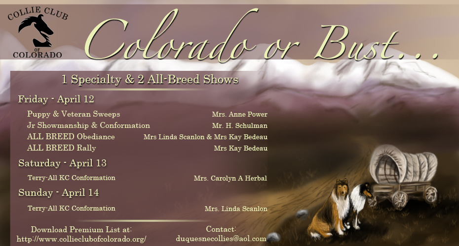 Collie Club of Colorado -- 2013 Specialty Show