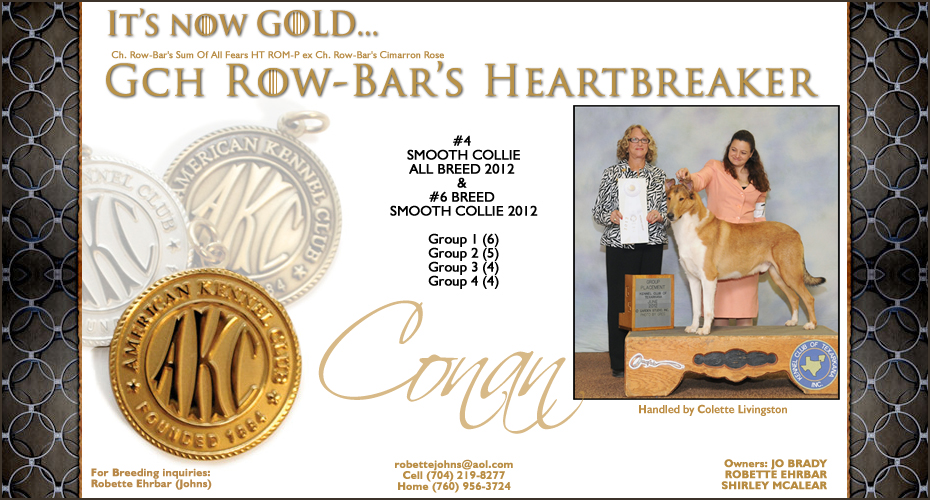 Row-Bar Collies -- GCH Row-Bar's Heartbreaker