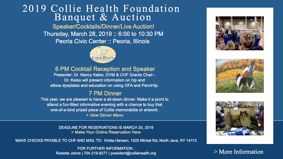 Collie Health Foundation-- 2019 Banquet And Auction