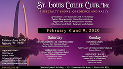 St. Louis Collie Club -- 2020 Specialty Shows and Obedience and Rally Trials