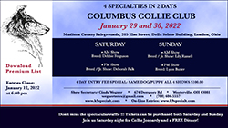 Columbus Collie Club -- 2022 Specialty Shows 