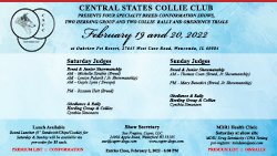 Central States Collie Club -- 2022 Specialty Shows and Obedience and Rally Herding Trials