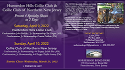 Hunterdon Hills Collie Club / Collie Club of Northern New Jersey -- 2022 Specialty Shows