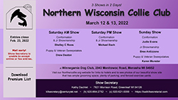 Northern Wisconsin Collie Club -- 2022 Specialty Shows