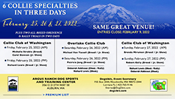 Collie Club of Washington / Overlake Collie  Club -- 2022 Specialty Shows and Obedience and Rally Trials