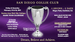 San Diego Collie Club -- 2022 Specialty Shows 