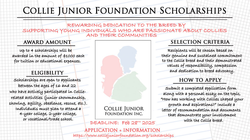 Collie Junior Foundation Inc. -- Collie Junior Foundation Scholarships