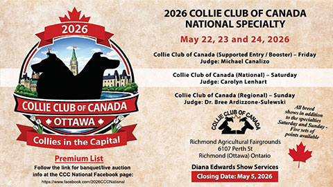 Collie Club Of Canada -- 2026 CCC National Specialty